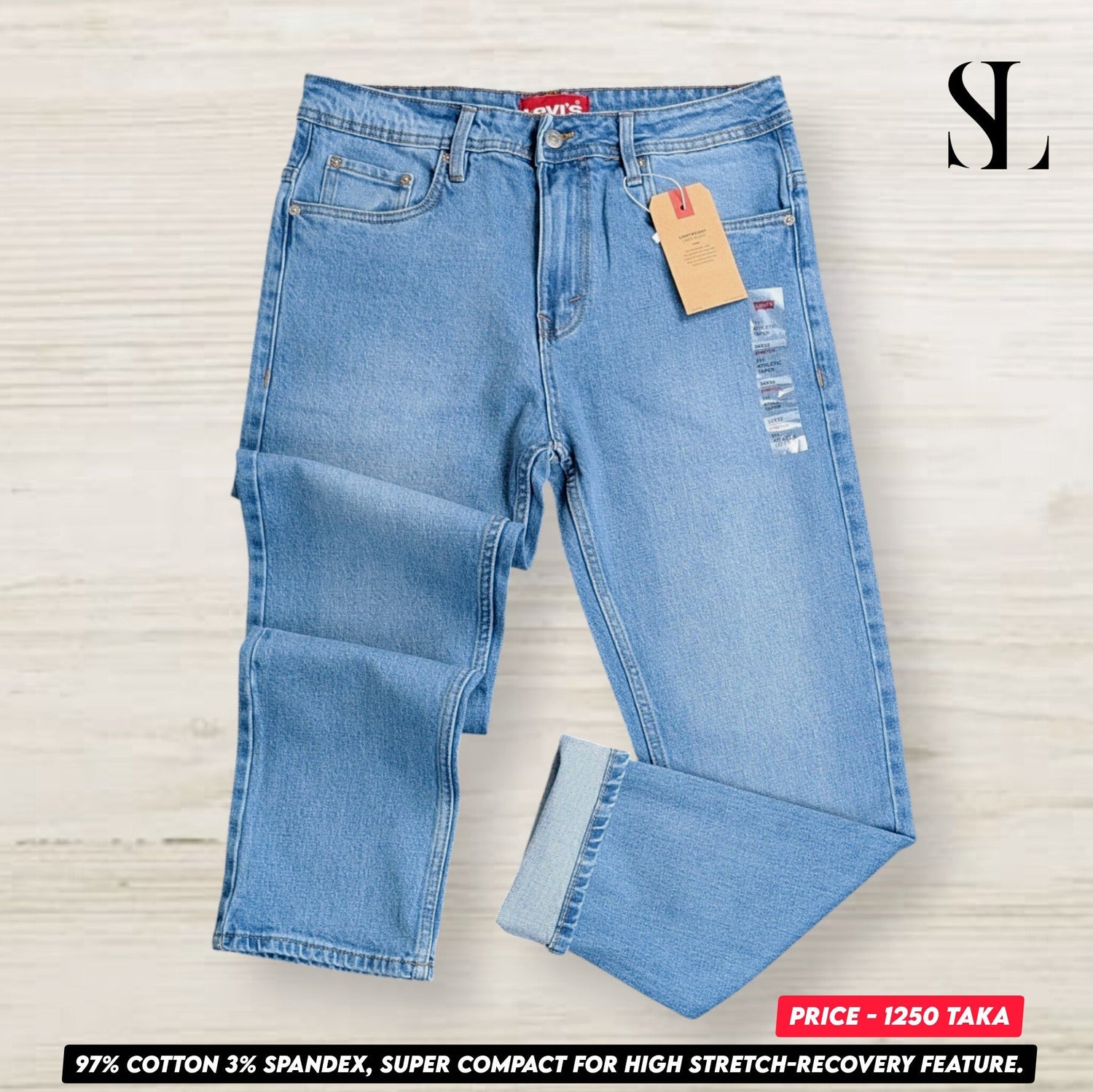 𝗣𝗿𝗲𝗺𝗶𝘂𝗺 𝗦𝘁𝗿𝗮𝗶𝗴𝗵𝘁-𝗙𝗶𝘁 𝗗𝗲𝗻𝗶𝗺 𝗳𝗼𝗿 𝗠𝗲𝗻